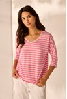 EMERY TOP - pink strip